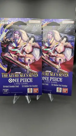 Lot of 04 The Azure Seas Seven One Piece CCG Booster Packs OP-14 *Ships Same Day - Image 2