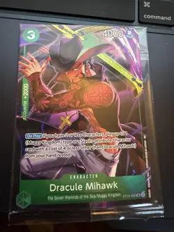 One Piece Dracule Mihawk ST12-003 Illustration Box Vol 4 English Promo Sealed - Image 1