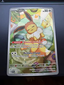 Pokemon Card Eevee Black Star Promo SVP-173 Prismatic Evolution ETB - Image 1