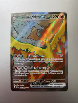 Team Rocket's Moltres EX - Destined Rivals - Ultra Rare Holo 2025 Pokemon Card - Image 1