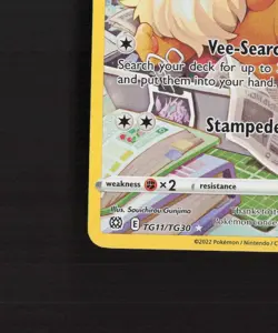 Eevee TG11/TG30 Brilliant Stars Full Art Ultra Rare Holo Pokemon Card LP - Image 5