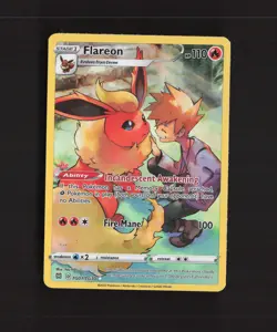 Flareon TG01/TG30 Brilliant Stars Full Art Ultra Rare Holo Pokemon Card LP - Image 1