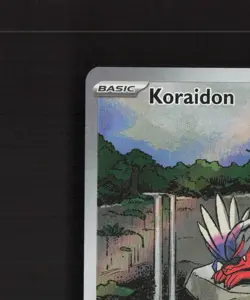 Koraidon SVP 014 Scarlet & Violet Full Art Black Star Promo Holo Pokemon Card NM - Image 3