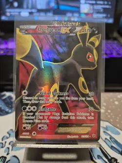 Pokemon TCG Umbreon-EX Fates Collide Holo Full Art Ultra Rare Card 119/124 - Image 1