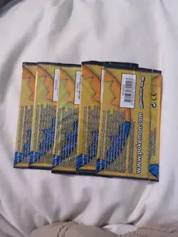 (5) 2017 Pokemon Sun & Moon New Sealed 3 Card Booster Packs English - Image 2