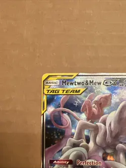 Pokemon TCG Mewtwo & Mew GX SM191 Black Star Promo Card Near Mint Condition - Image 4