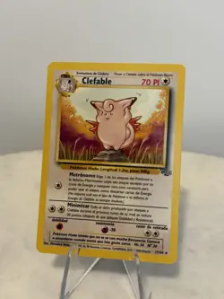 Pokemon TCG Clefable Jungle Set Non-Holo Rare Card 17/64 WOTC - Image 1