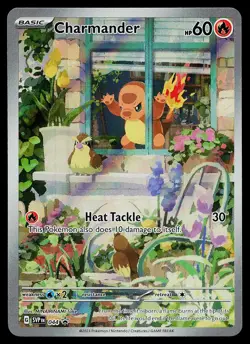 Pokemon Card - Charmander Scarlet & Violet Promo 044 Holo Illustration Rare - Image 1
