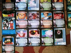 Dragon Ball Z TCG - 55+ Card Lot - 4 Foils Saiyan Saga Cell Games - Score 2000 - Image 2