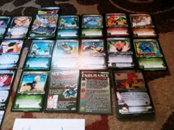 Dragon Ball Z TCG - 55+ Card Lot - 4 Foils Saiyan Saga Cell Games - Score 2000 - Image 5