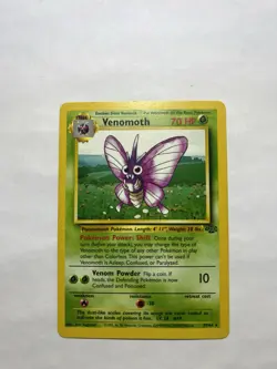 Pokemon TCG Venomoth Non-Holo Card Jungle 29/64 - Image 1