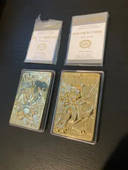 23kt Gold Plated Pokemon Cards Which Include Charizard, Mewtwo, And Togepi - Image 1