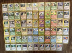 Vintage Pokemon E-Reader Card Lot Of 65 Various Sets Rares, Commons 1999-2004 - Image 1