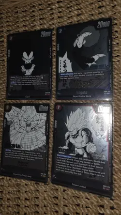 Marc Reserve Dragon Ball Fusion World Manga Release Event 4 Cards Bundle Holo NM - Image 2