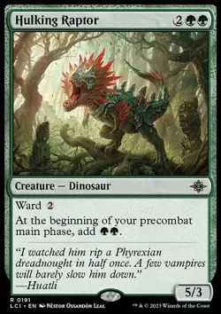 Hulking Raptor - Non-Foil - lci - 191 | MTG Card - Image 3