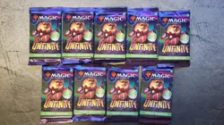 MTG Unfinity Nine (9) Draft Booster Packs New - Image 1