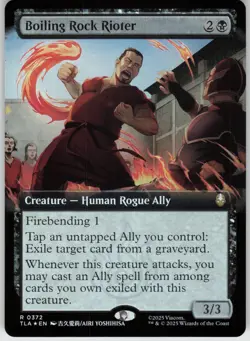 Foil Boiling Rock Rioter (Extended Art) 372 Avatar: The Last Airbender R - Image 1