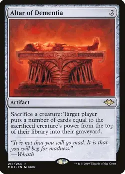 Magic The Gathering: Altar of Dementia, Modern Horizons (MH1) NM - Image 1