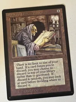 Magic the Gathering MTG Beta Library of Leng LP (Beta Bob) - Image 1