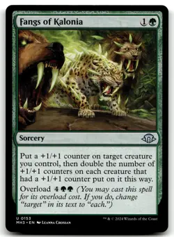 MTG Fangs of Kalonia U Modern Horizons 3 153 LP - Image 1