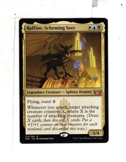 MTG SkeenAB Raffine Scheming Seer PACK PROMO from New Capenna. NM. - Image 1
