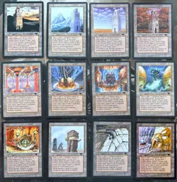 *** ANTIQUITIES 12x Urza Lands Set! *** NM Beauty! - Urzatron Vintage Magic MtG - Image 1