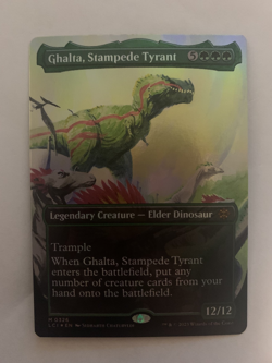Ghalta, Stampede Tyrant (Borderless) The Lost Caverns of Ixalan Foil - Image 1