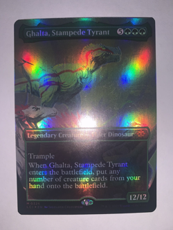 Ghalta, Stampede Tyrant (Borderless) The Lost Caverns of Ixalan Foil - Image 3