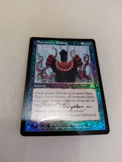 Magic The Gathering Onslaught Foil Patriarch's Bidding (artist signed) MTG - Image 2