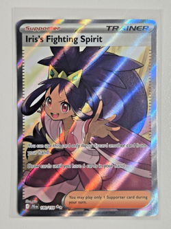 Iris's Fighting Spirit 180/159 (JTG) Journey Together NM Full Art Pokemon Card - Image 1
