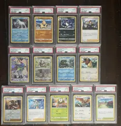 Lot of 13 - 2022 Pokemon SWSH (PSA Graded) Lost Original, Silver Tempest, Plus - Image 1