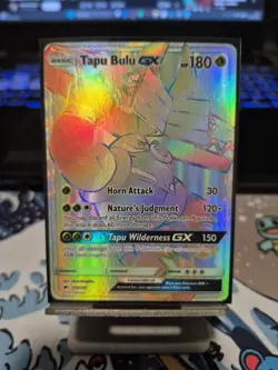 Pokemon TCG Tapu Bulu GX Holo Card Burning Shadows 149/147 Secret Rare - Image 1
