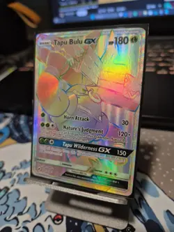 Pokemon TCG Tapu Bulu GX Holo Card Burning Shadows 149/147 Secret Rare - Image 3