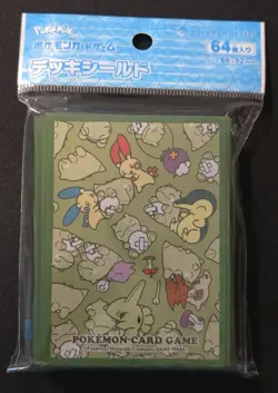 NEW OFFICIAL POKEMON CENTER JAPANESE SUBSTITUTE DOLL & FRIENDS DECK SLEEVES 64CT - Image 1