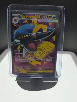 Pokemon TCG Mega Sharpedo EX 113 Holo Ultra Rare Full Art Phantasmal Flames - Image 1