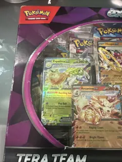Pokemon TCG Scarlet & Violet - Tera Team EX Premium Collection Promo Box - New - Image 2