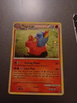 Pokemon TCG Magcargo 6/90 Rare Holo HGSS Undaunted - Image 1