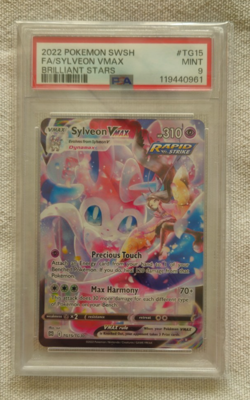 POKEMON TCG - BRILLIANT STARS - SYLVEON VMAX TG15 - PSA 9 MINT - SWSH 2022 -2nd - Image 1