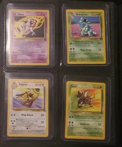 1999 Pokemon Jungle NEAR Complete Master Set 56/64 Vintage - All Top Loaded - Image 4
