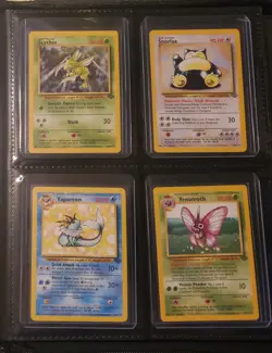 1999 Pokemon Jungle NEAR Complete Master Set 56/64 Vintage - All Top Loaded - Image 5