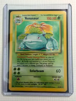 Pokemon TCG - Venusaur 15/102 - Holo Unlimited - Base Set Unlimited WOTC LP/NM - Image 1