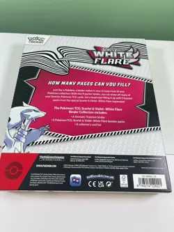 Pokemon TCG White Flare Binder Collection, inc. 5 boosters NEW & FACTORY SEALED - Image 3