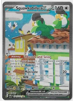 Squawkabilly ex 264/193 SV Paldea Evolved Special Illustration Rare - NM - Image 1