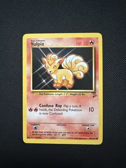 Pokemon Vulpix 99/130 Base Set 2 Non-Holo TCG - Near Mint - Image 1