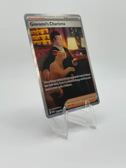 Pokemon Giovanni's Charisma Special Illustration Rare SV: 151 204/165 - Image 3
