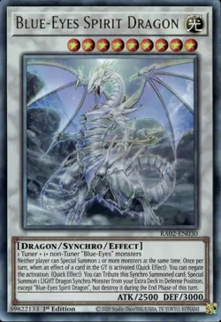 Blue-Eyes Spirit Dragon 1st Ed Prismatic Ultimate RA02-EN030 Yu-Gi-Oh! - Image 1
