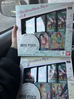 Bandai Namco One Piece Card Game Illustration Box Vol.1 & Vol.2 Collectors Set - Image 1