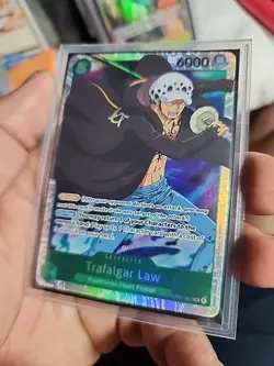One Piece Card Game English Romance Dawn Super Rare OP01-047 Trafalgar Law - Image 1