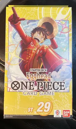 One Piece TCG Egghead Starter Deck ST-29 (SEALED) - Bandai - English - Luffy - Image 1
