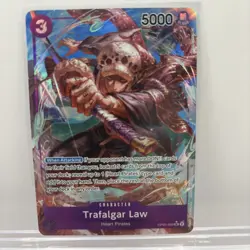 One Piece TCG Trafalgar Law OP05-069 SR Alt Art Awakening of the New Era NM - Image 1
